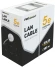 Кабель информационный PROconnect 01-0052 кат.5E UTP 4 пары 24AWG PVC внутренний 305м серый Кабель информационный PROconnect 01-0052 кат.5E UTP 4 пары 24AWG PVC внутренний 305м серый