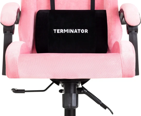Кресло игровое Knight Terminator розовый Velvet 36 крестов. металл Кресло игровое Knight Terminator розовый Velvet 36 крестов. металл