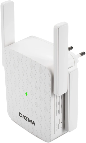 Повторитель беспроводного сигнала Digma D-WR310 (D-WR310V2) N300 Wi-Fi белый Повторитель беспроводного сигнала Digma D-WR310 (D-WR310V2) N300 Wi-Fi белый