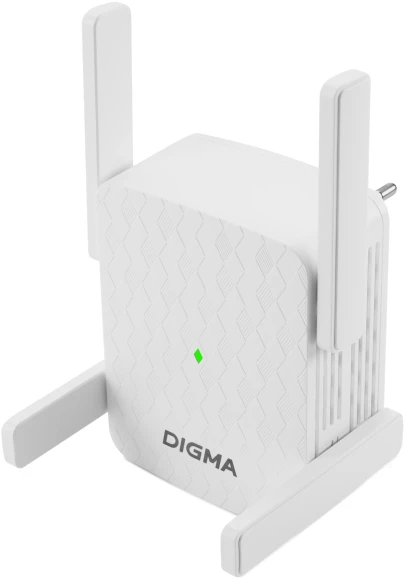 Повторитель беспроводного сигнала Digma D-WR310 (D-WR310V2) N300 Wi-Fi белый Повторитель беспроводного сигнала Digma D-WR310 (D-WR310V2) N300 Wi-Fi белый