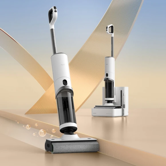 Пылесос моющий Deerma DEM-VX910W 230Вт белый/черный