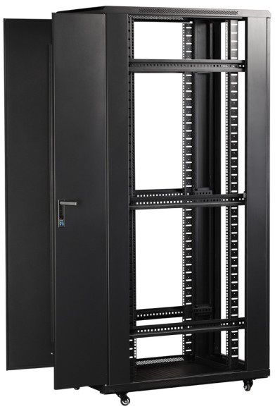 Шкаф серверный Lanmaster (TWT-CBB-22U-6X8-G1) напольный 22U 600x800мм пер.дв.стекл задн.дв.двуст. 2 бок.пан. 800кг черный IP20 Шкаф серверный Lanmaster (TWT-CBB-22U-6X8-G1) напольный 22U 600x800мм пер.дв.стекл задн.дв.двуст. 2 бок.пан. 800кг черный IP20