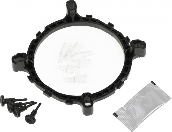 Устройство охлаждения(кулер) ID-Cooling DK-01T Soc-AM5/AM4/1200/1700/1851 черный 3-pin 24dB Al 95W 195gr Ret