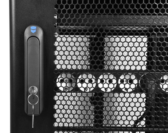 Шкаф серверный ЦМО (ШТК-СП-42.6.10-44АА-9005) напольный 42U 600x990мм пер.дв.перфор. 2 бок.пан. задн.дв.перфор. направл.под закл.гайки 1350кг черный 690мм 139кг 120град. 1950мм IP20 сталь Шкаф серверный ЦМО (ШТК-СП-42.6.10-44АА-9005) напольный 42U 600x990мм пер.дв.перфор. 2 бок.пан. задн.дв.перфор. направл.под закл.гайки 1350кг черный 690мм 139кг 120град. 1950мм IP20 сталь