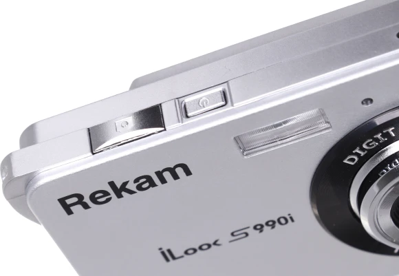 Фотоаппарат Rekam iLook S990i серебристый 21Mpix 2.7" 720p SDHC/MMC CMOS IS el/Li-Ion