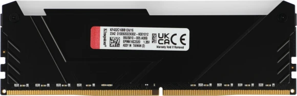 Память DDR4 16GB 3200MHz Kingston KF432C16BB12A/16 Fury Beast RGB RTL Gaming PC4-25600 CL16 DIMM 288-pin 1.35В dual rank с радиатором Ret Память DDR4 16GB 3200MHz Kingston KF432C16BB12A/16 Fury Beast RGB RTL Gaming PC4-25600 CL16 DIMM 288-pin 1.35В dual rank с радиатором Ret