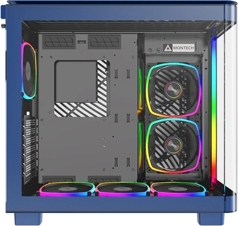 Корпус Montech King 95 Pro голубой без БП ATX 7x120mm 2x140mm 2xUSB3.0 audio bott PSU Корпус Montech King 95 Pro голубой без БП ATX 7x120mm 2x140mm 2xUSB3.0 audio bott PSU