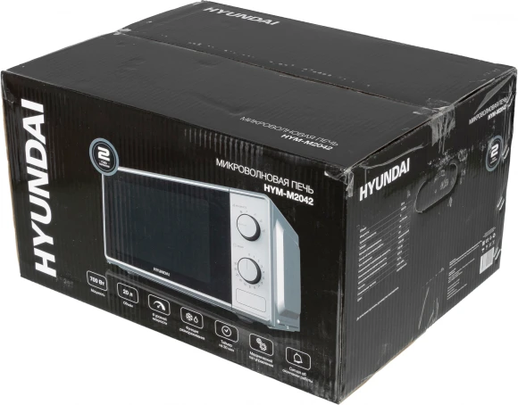Микроволновая Печь Hyundai HYM-M2042 20л. 700Вт серебристый Микроволновая Печь Hyundai HYM-M2042 20л. 700Вт серебристый