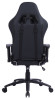 Кресло игровое Cactus CS-CHR-030BLS черный/серебристый экокожа с подголов. крестов. сталь