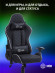 Кресло игровое Cactus CS-CHR-030BLS черный/серебристый экокожа с подголов. крестов. сталь