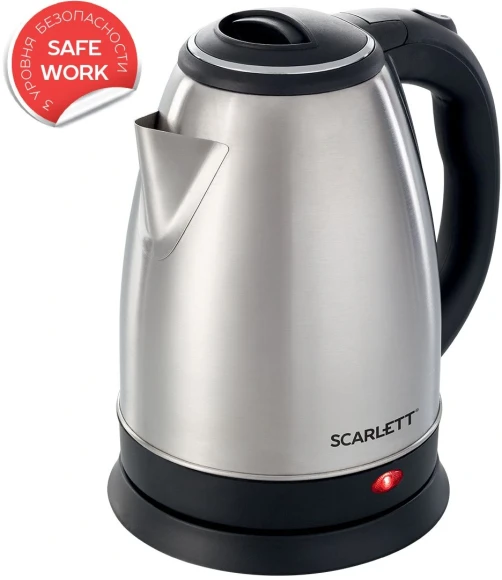 Чайник электрический Scarlett SC-EK21S26 2л. 1800Вт серебристый корпус: металл/пластик (EK21S26) Чайник электрический Scarlett SC-EK21S26 2л. 1800Вт серебристый корпус: металл/пластик (EK21S26)