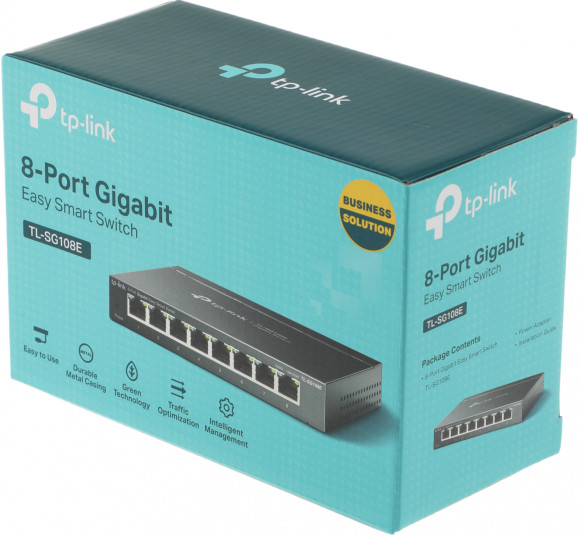 Коммутатор TP-Link TL-SG108E 8x1Гбит/с неуправляемый