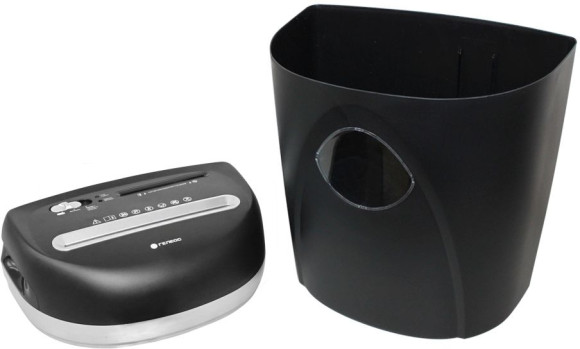 Шредер Heleos УП23-4 черный/серебристый (секр.P-4) фрагменты 13лист. 23лтр. скрепки скобы пл.карты CD Шредер Heleos УП23-4 черный/серебристый (секр.P-4) фрагменты 13лист. 23лтр. скрепки скобы пл.карты CD