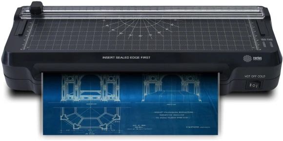 Ламинатор Cactus CS-LAB-F1 черный A4 (70-125мкм) 25см/мин (2вал.) хол.лам. лам.фото