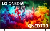 Телевизор LED LG 85" 85QNED70B6A.ARUG черный титан 4K Ultra HD 60Hz DVB-T DVB-T2 DVB-C DVB-S DVB-S2 USB WiFi Smart TV