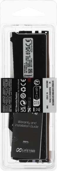 Память DDR5 8GB 5600MHz Kingston KF556C36BBEA-8 Fury Beast Black Expo RGB RTL Gaming PC5-44800 CL36 DIMM 288-pin 1.25В single rank с радиатором Ret