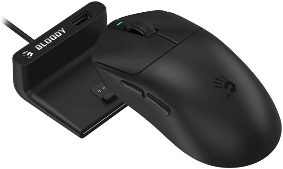 Мышь A4Tech Bloody R77 Ultra Dock черный оптическая 20000dpi беспров. USB 5but