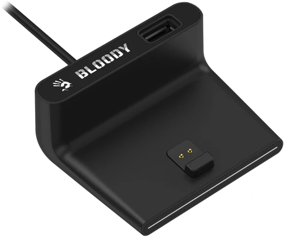 Мышь A4Tech Bloody R77 Ultra Dock черный оптическая 20000dpi беспров. USB 5but