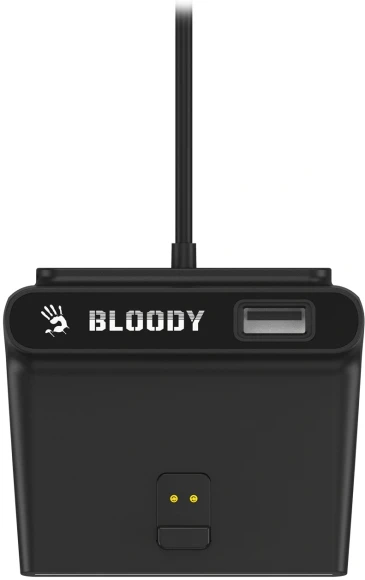 Мышь A4Tech Bloody R77 Ultra Dock черный оптическая 20000dpi беспров. USB 5but
