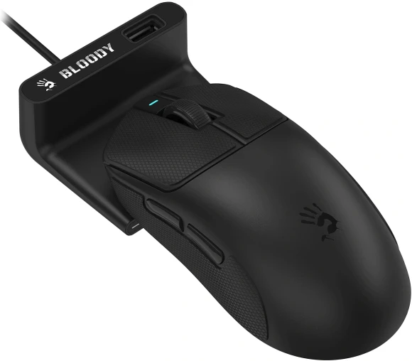 Мышь A4Tech Bloody R77 Ultra Dock черный оптическая 20000dpi беспров. USB 5but