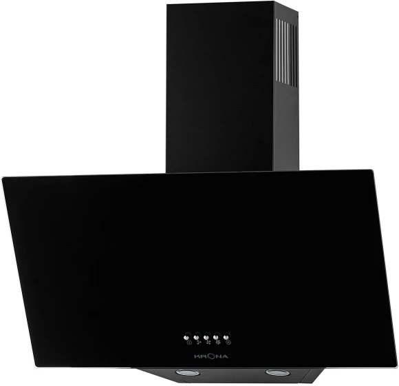 Вытяжка каминная Krona Helga 600 PB черный управление: кнопочное (1 мотор)