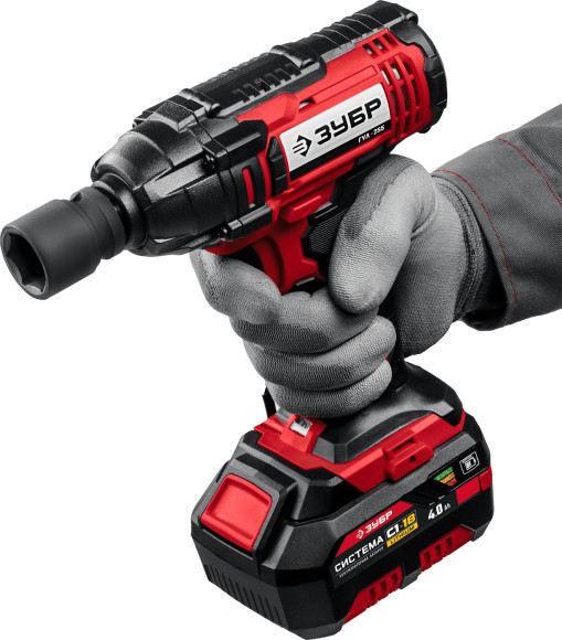 Гайковерт Зубр ГУЛ-255-41 аккум. патрон:квад.1/2" (кейс в комплекте) Гайковерт Зубр ГУЛ-255-41 аккум. патрон:квад.1/2" (кейс в комплекте)