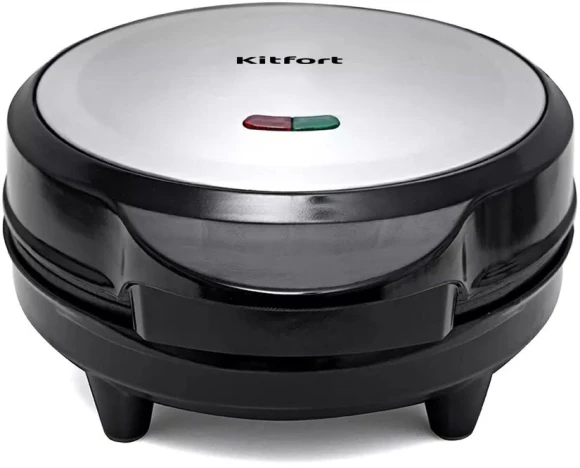 Вафельница Kitfort KT-1617 700Вт серебристый/черный