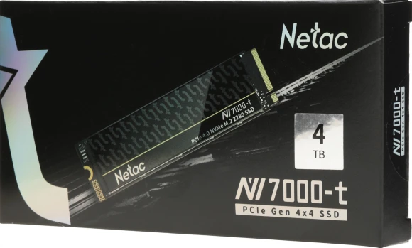 Накопитель SSD Netac PCIe 4.0 x4 4TB NT01NV7000T-4T0-E4X NV7000-t M.2 2280 1.91 DWPD