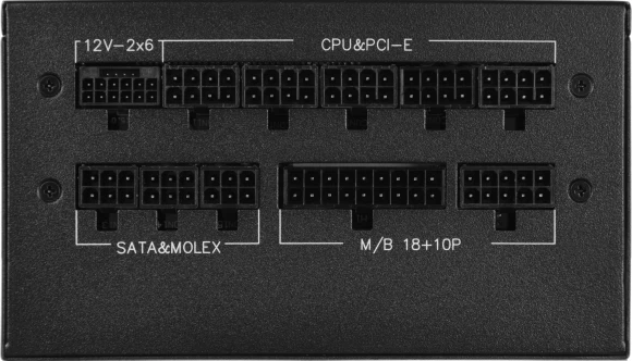 Блок питания Azza ATX 850W PSAZ-850G 80+ gold (20+4pin) APFC 120mm fan 6xSATA Cab Manag RTL