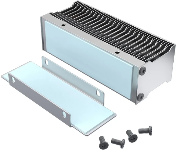 Радиатор для SSD ID-Cooling Zero M15 серебристый алюминий Ret