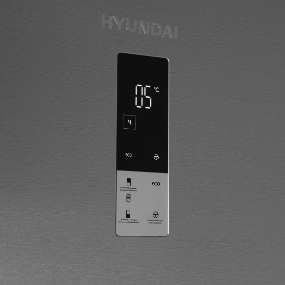 Холодильник Hyundai CC50073F 2-хкамерн. нержавеющая сталь инвертер