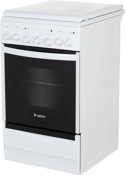 Плита Электрическая Gefest ЭП Н Д 5140-02 0037 белый эмаль (металлическая крышка)