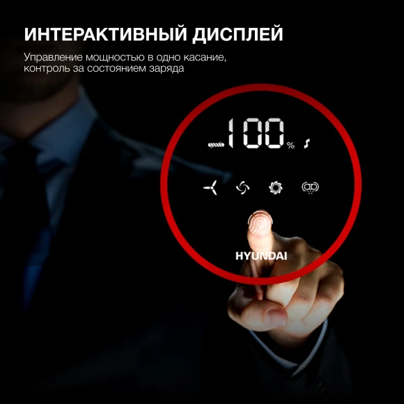 Пылесос Hyundai HYV-S7970 500Вт серый/синий Пылесос Hyundai HYV-S7970 500Вт серый/синий
