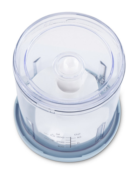 Измельчитель электрический Hyundai HYC-P3118 0.8л. 300Вт голубой/синий