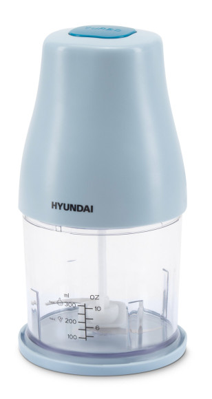 Измельчитель электрический Hyundai HYC-P3118 0.8л. 300Вт голубой/синий