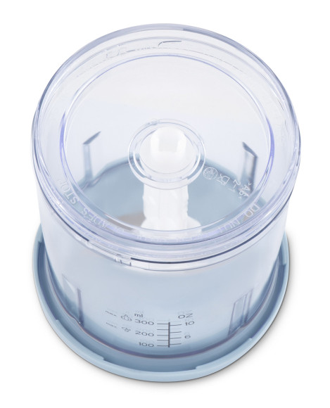 Измельчитель электрический Hyundai HYC-P3118 0.8л. 300Вт голубой/синий