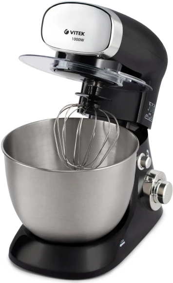 Кухонная машина Vitek VT-1437 планетар.вращ. 1000Вт черный