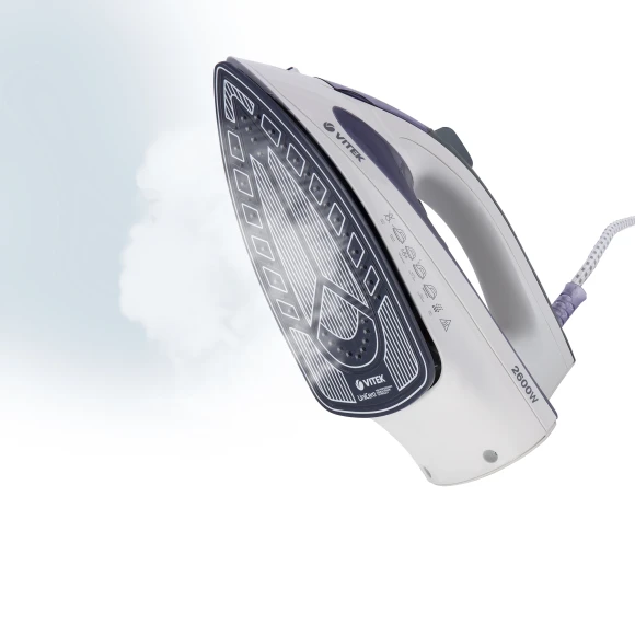 Утюг Vitek VT-8356 2600Вт белый/серый