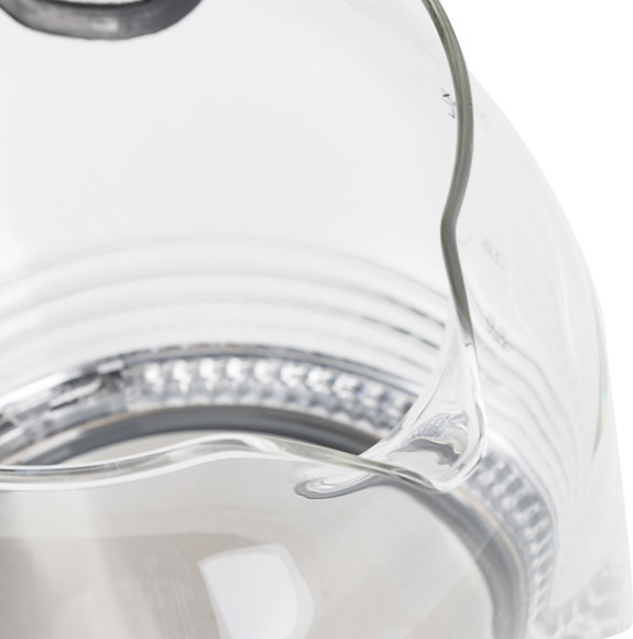 Чайник электрический Kitfort КТ-654-5 1.7л. 2200Вт черный/серый корпус: стекло/пластик