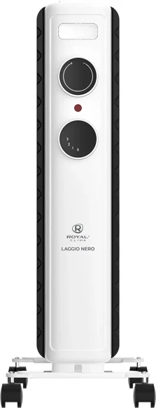 Радиатор масляный Royal Clima LAGGIO NERO ROR-LN7-1500M 1500Вт белый/серый
