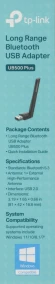 Сетевой адаптер Bluetooth TP-Link UB500 Plus USB 2.0 (ант.внеш.несъем.) 1ант.