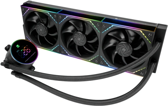 Система водяного охлаждения Thermalright Frozen Magic 360 Digital V2 ARGB Soc-AM5/AM4/1200/1700/1851 черный 4-pin 28.2dB Al LCD Ret (F-MAGIC-360-DIGITAL-BL-ARGB-V2)