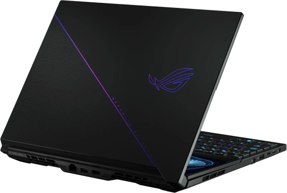 Ноутбук Asus ROG Zephyrus Duo 16 GX650PY-NM083W Ryzen 9 7945HX 32Gb SSD2Tb NVIDIA GeForce RTX4090 16Gb 16" IPS WQXGA (2560x1600) Windows 11 Home black WiFi BT Cam (90NR0BI1-M004V0)