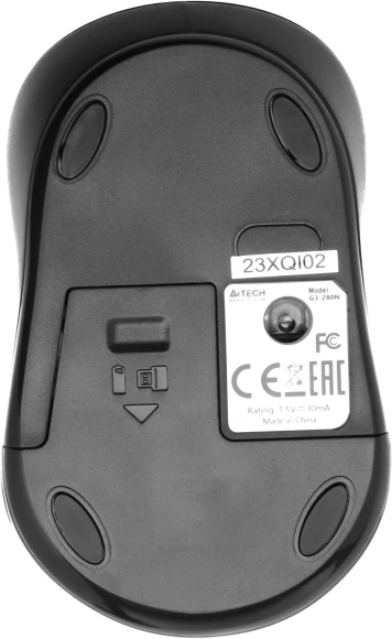 Мышь A4Tech G3-280N серый оптическая 1200dpi беспров. USB для ноутбука 3but Мышь A4Tech G3-280N серый оптическая 1200dpi беспров. USB для ноутбука 3but