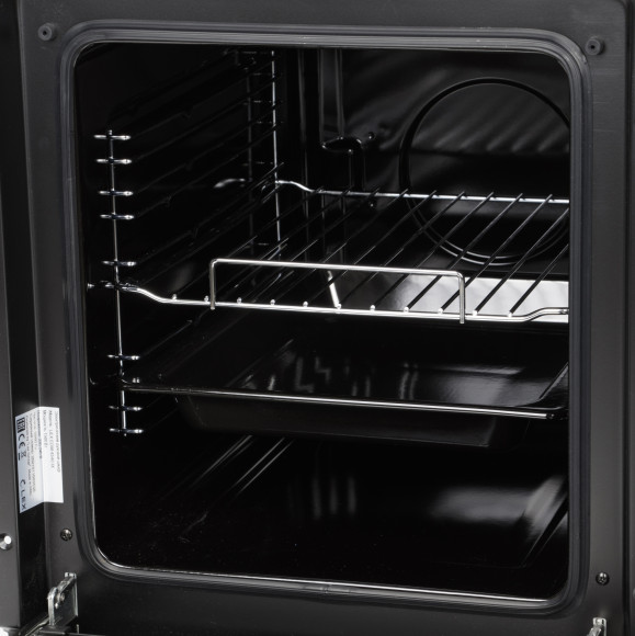 Духовой шкаф Электрический Lex EDM 4540 IX нержавеющая сталь/черный