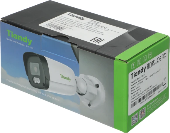 Камера видеонаблюдения IP Tiandy Super Lite TC-C34QN I5W/E/Y/2.8mm/V4.2 2.8-2.8мм цв. корп.:белый (TC-C34QN I5W/E/Y/2.8/V4.2)
