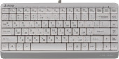 Клавиатура A4Tech FK11 белый USB slim (FK11 USB (WHITE)) кабель 1.5м