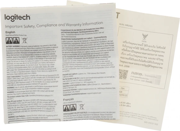 Мышь Logitech M240 белый оптическая 4000dpi silent беспров. BT для ноутбука 2but (910-007120)