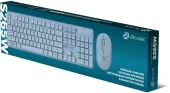 Клавиатура + мышь Оклик S265W клав:голубой мышь:голубой USB беспроводная Bluetooth/Радио Multimedia (1938927) Клавиатура + мышь Оклик S265W клав:голубой мышь:голубой USB беспроводная Bluetooth/Радио Multimedia (1938927)