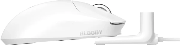 Мышь A4Tech Bloody R77 Ultra Dock белый оптическая 20000dpi беспров. USB 5but